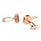 Norse Mythology Rose Gold Thor's Hammer Thunder Cufflinks 2.JPG